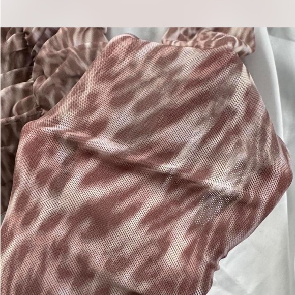 Thompson Animal Print Ruched Blouse - Picture 3 of 4